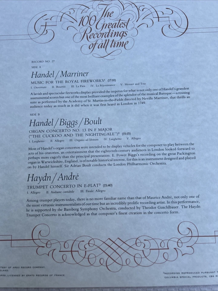 The Franklin Mint 100 Greatest Recordings Of All Time Nos. 27 & 28. - Image 3 of 4