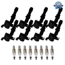 Ignition Coils +8x Iridium Spark Plugs Set for Ford F-150 Expedition 5.4L FD508