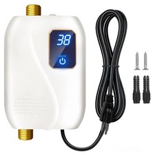 110V Tankless Water Heater Electric, 3000W Tankless Electric Water Heater Ins...