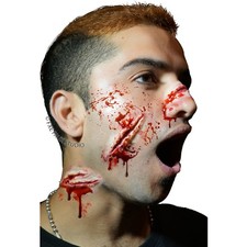 Ultimate Halloween 3-Piece Latex Wounds Prosthetic for Terrifying Costumes