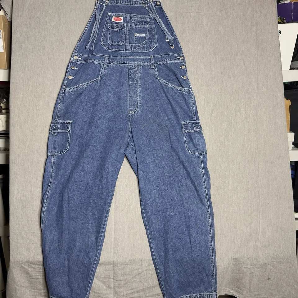 Mono vaquero vintage Revolt años 90 grunge holgado ropa de calle skater festival retro Foto 2 de 4