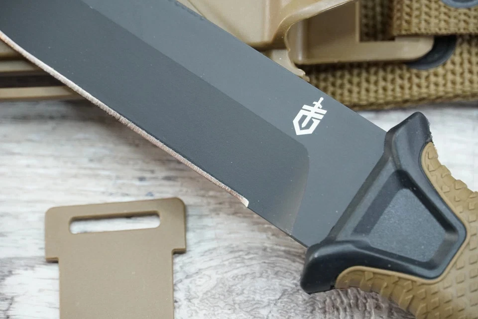 Gerber Strongarm фиксированное лезвие тонкий край нож модульный MOLLE ножны - койот коричневый - Изображение 3 из 4