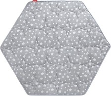 Hexagon Playpen Mat, Baby Playmat Fits Reg Portable Play Yard 48 Inch