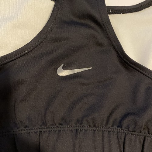 Nike Team Fit-Dri Purdue Boilermakers Schwarz L Racerback Sport BH Logo P Swoosh - Bild 8 von 17