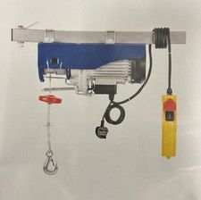 HANDURO Electric Hoist 125/250kg 450W Wire Rope Winch 12m Lift Remote YT-G