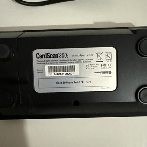 Dymo cardscan 800c Business Card Scanner with USB CABLE ONLY - Picture 2 of 2
