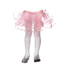 Pink Layered Petticoat Tulle With Satin Now Accent Child - Leg Avenues