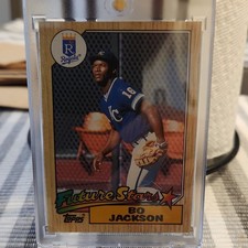 Topps 1987 Future Stars Bo Jackson #170 Kansas City Royals Baseball Card