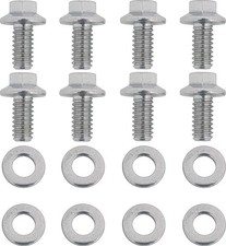 Chevy Small Block With Stamped Steel Covers Stainless Steel Hex Head 8 Piece Chevy Small Block With Stamped Steel Covers Stainless Steel Hex Head 8 Piece