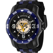 Invicta 42646 NHL Black Dial 48 mm Men's Watch New