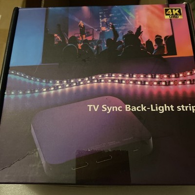 Smart TV LED Backlight with 4 Sided HDMI2.0 4K60Hz Sync, LED Strip Lights * NEW