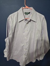 Lauren Ralph Lauren Men's Classic Fit Non Iron Dress Shirt 17 1/2 32/33 Lilly