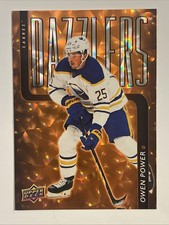 2025-26 Upperdeck Hockey Series 2 Buffalo Sabres Owen Power Orange Dazzlers