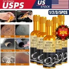 Boost Up Vehicle Engine Catalytic Converter Cleaner Multipurpose Deep Clean 5x