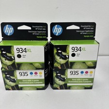 HP 934XL / HP 935 Tri Color - 2 XL BLACK / 2 Tri Color - EXP 26  -27  