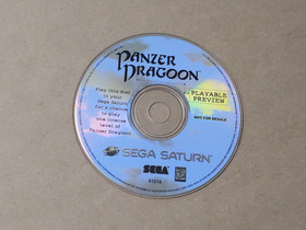 Panzer Dragoon Playable Preview Sega Saturn Complete in Box