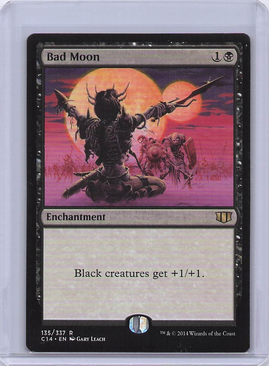 Bad Moon 135 Rare Commander 2014 Magic: The Gathering Near Mint