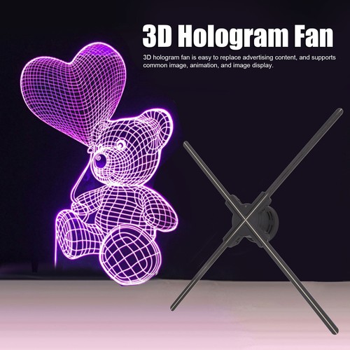 (100‑240V US Plug)3D Hologram Fan Projector 1600x672 22inch Eye 3D AM - Afbeelding 10 van 24