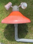 Vintage Industrial Service Station Lights - Pemco 24" diameter