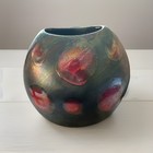 Poole Pottery Galaxy Lava Small Purse Vase Roughly 75 Tall Excellent Condition