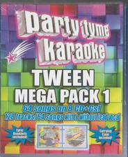 Party Tyme Karaoke Tween Mega Pack 1 8 CD G Set 64 Songs NEW SEALED