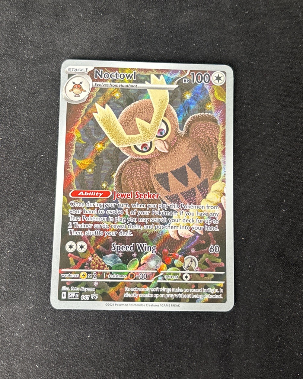 Noctowl 141 Sv: Scarlet & Violet Promo Cards Holo NM
