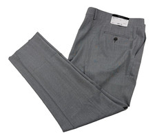 NEW PERRY ELLIS PORTFOLIO Mens 42x32 Gray Soft Dress Pants/Slacks