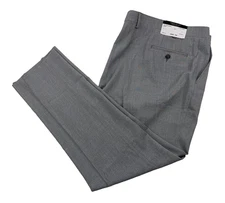 NEW PERRY ELLIS PORTFOLIO Mens 42x32 Gray Soft Dress Pants/Slacks