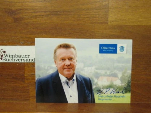 Original Autogramm Hans-Peter Haustein MdB FDP /// Autogramm Autograph signiert - Bild 1 von 3