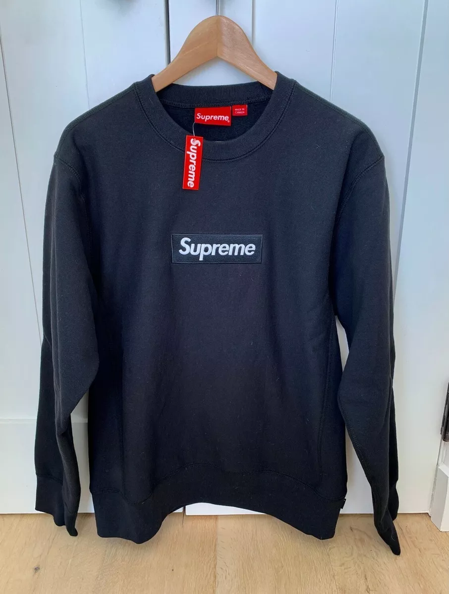 Supreme Box Logo Crewneck   Black S