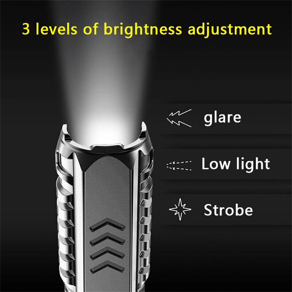Multifunctional Flashlight LED Rechargeable Flashlight Tactical Super Bright - Picture 9 of 14