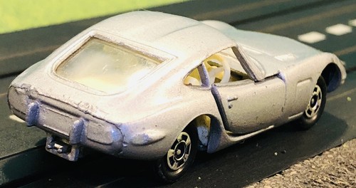 Tomica Toyota 2000-GT Tomy Japan Pocket Cars #5 1:60 Scale Silver Loose Vintage - Picture 8 of 14