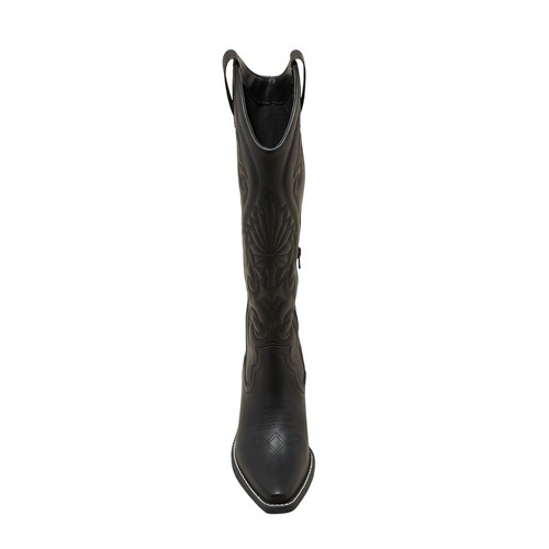 wild Fable Womens Kenzi Western Boots with Memory Foam Insole Jet Black 6M - Picture 10 of 10