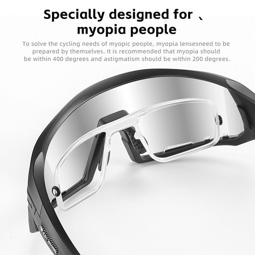 WEST BIKING Photochromic Cycling Glasses UV400 Sports Sunglasses Bike Goggles - Picture 11 of 27
