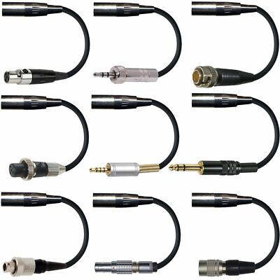 Shure SM35 Microphone Adapter Pin Mini XLR Headset For Body