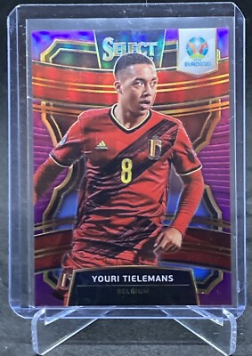 YOURI TIELEMANS 2020 Panini Select Euro Soccer Card BELGIUM 30 Serial 07/79 PSA
