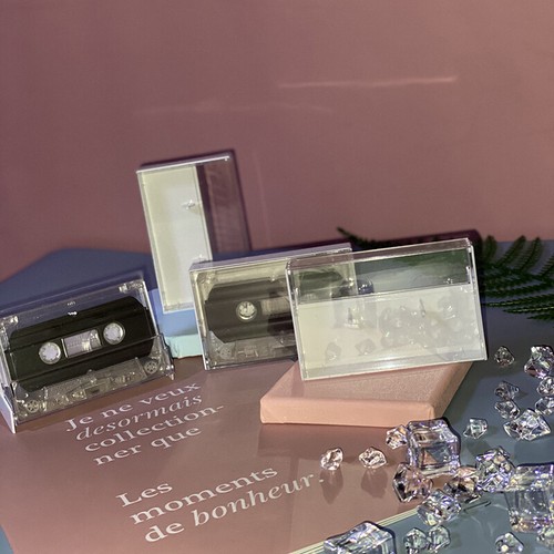Support pratique étui à cassettes vide transparent emballage plastique boîte #lk - Photo 4/7