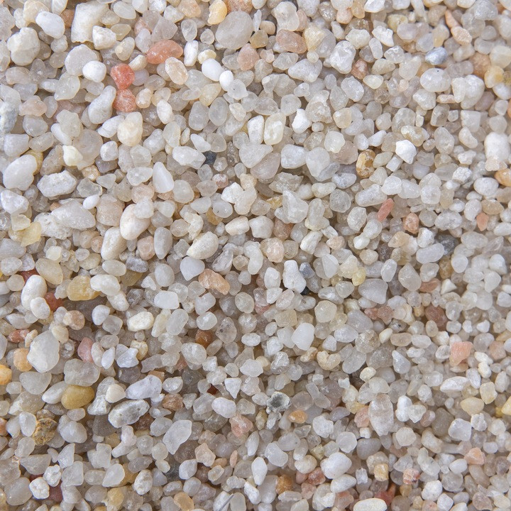 25 KG Aquariumsand Naturweiß - 2,0-3,5 Mm Aquarienkies Hochrein