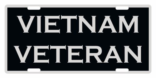 VIETNAM VETERAN Custom License Plate Emblem Patriotic Version - Picture 1 of 1