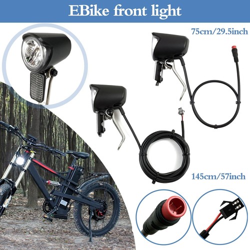 LED headlights e-bike front light headlights electric bike 6-60V light DE - Picture 3 of 20