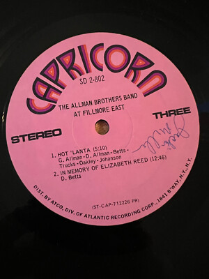 テストプレス2枚組 allman brothers band fillmore The Fillmore