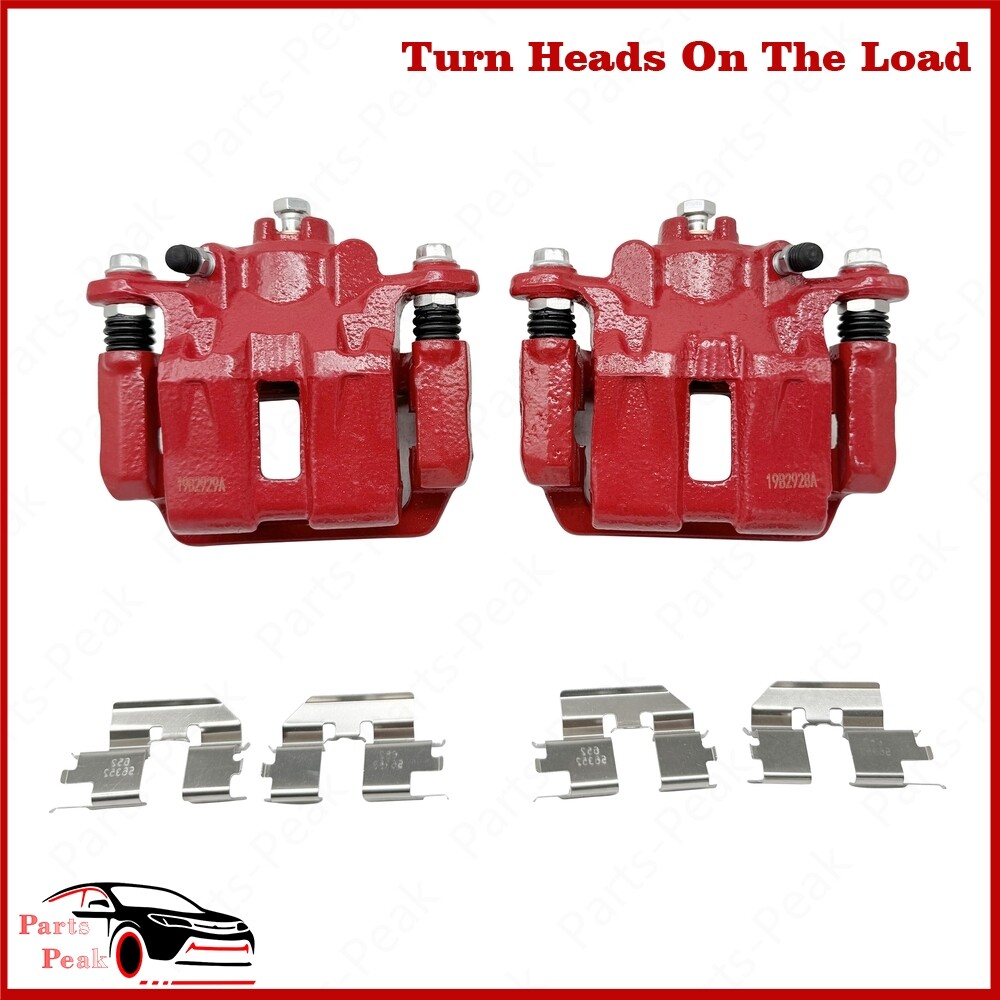 Rear Left & Right Disc Brake Caliper w/ Bracket for Honda Ridgeline V6 2006-2014