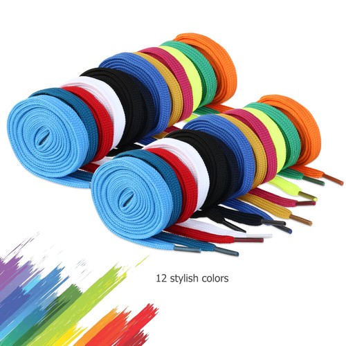 Colored Shoelaces Color-matching Strings for Athletic Shoes Fashion Sneaker