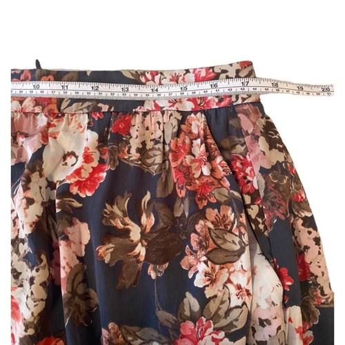 NWT’s Willow & Clay Women floral Midi Skirt Sz M Pockets - Picture 8 of 11