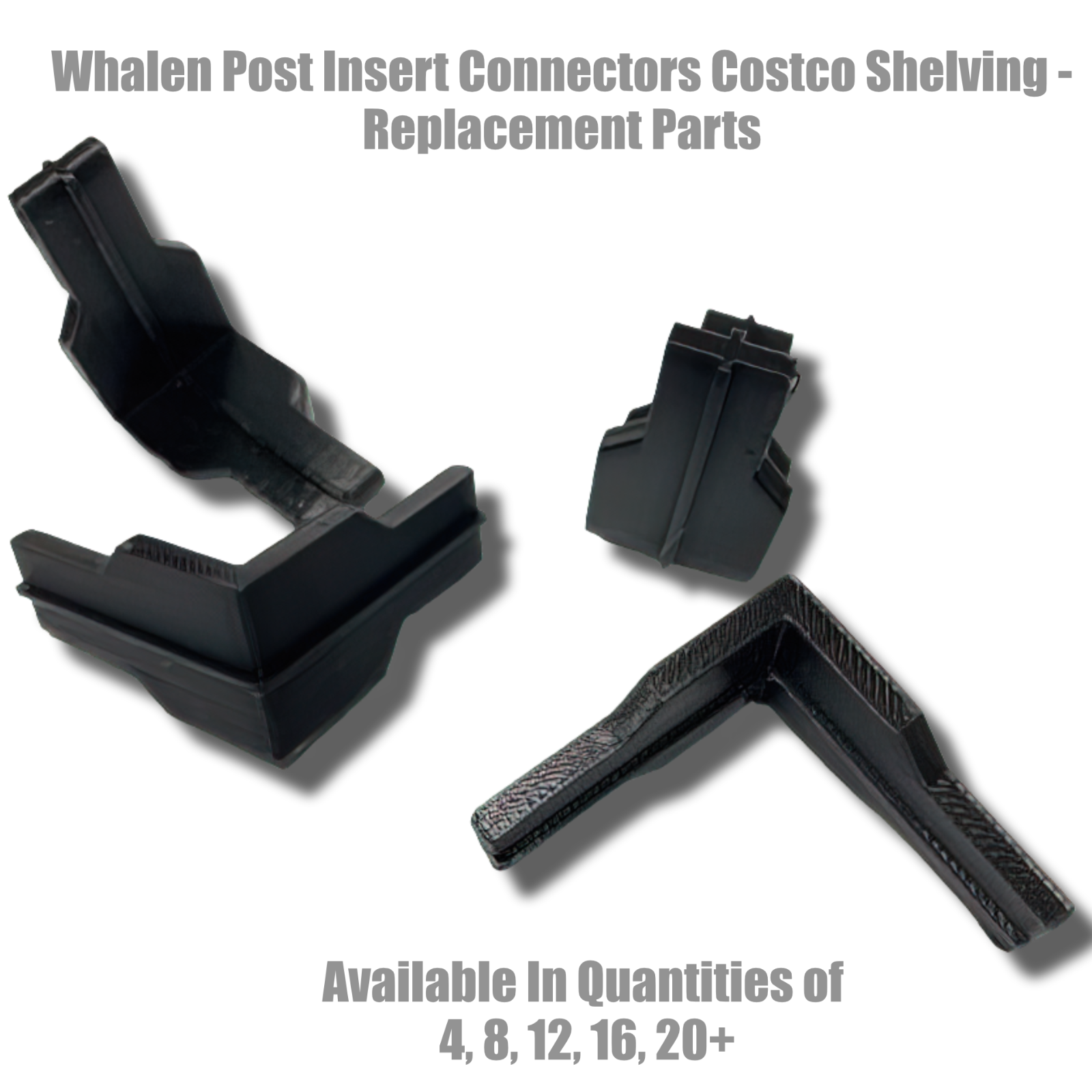 Whalen Post Insert Corner Connectors For Costco Shelving Unit 5 Shelf whalen-post-insert-corner-connectors-for-costco-shelving-unit-5-shelf