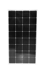 Pannello Solare Monocristallino Fotovoltaico 100W casa camper baita batteria 12v