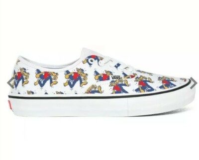 Vans Authentic Pro Skate Wolf Mans Trainers UK 8 White Bnib Turnschuhe