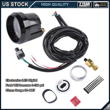0-150PSI Electronics Digital Oil Pressure Display Gauge For AEM 30-4407 X-Series