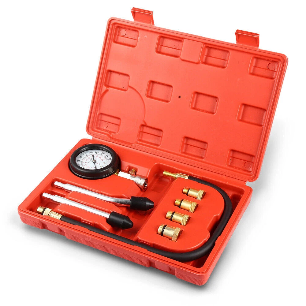 Petrol Engine Cylinder Pressure Tester for Car Compression Test Gauge Kit Set 🔥 - Picture 3 of 12
