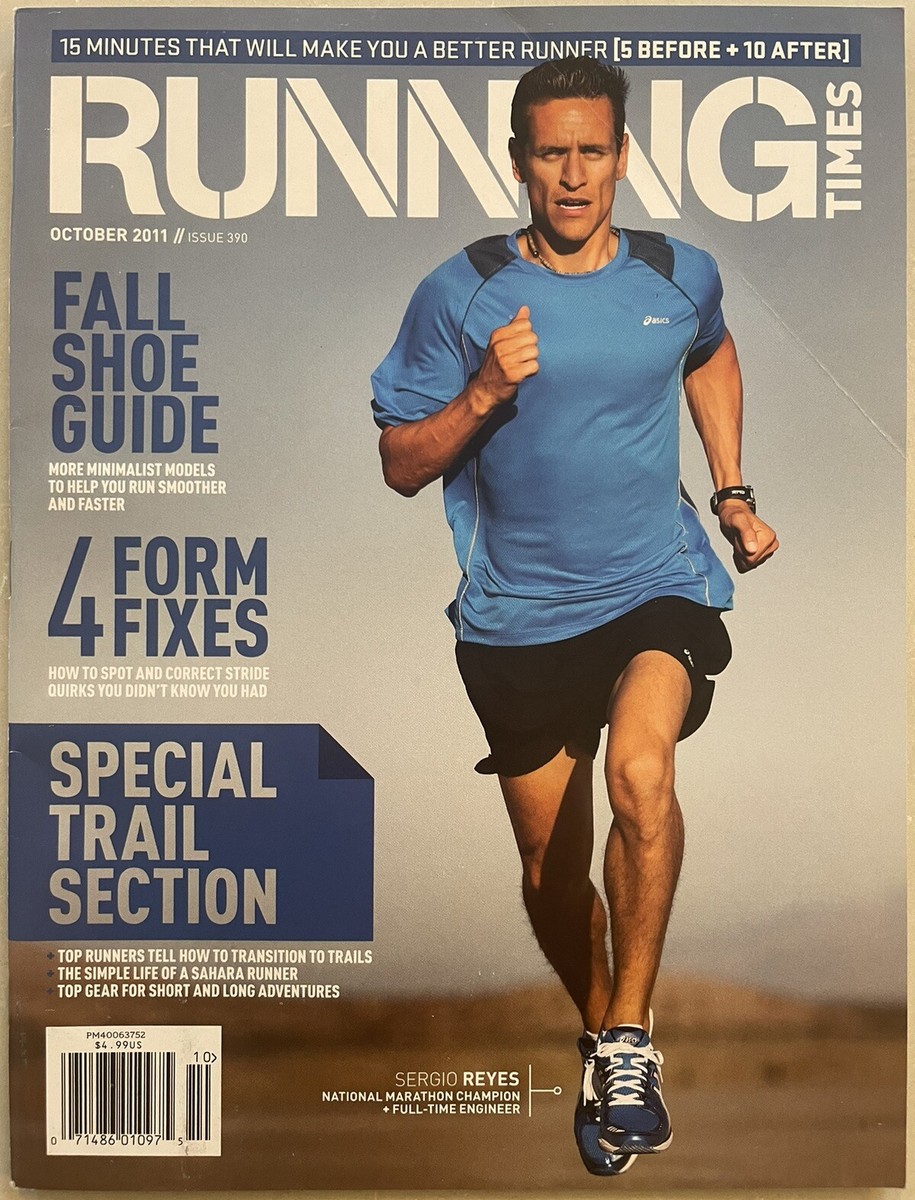 2011 Running Times Magazine October Fall Shoe Guide, Sergio Reyes